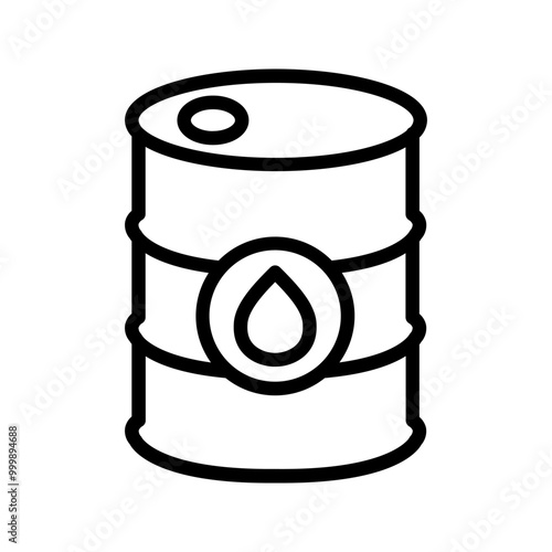 oil barrel icon vector sign color editable
