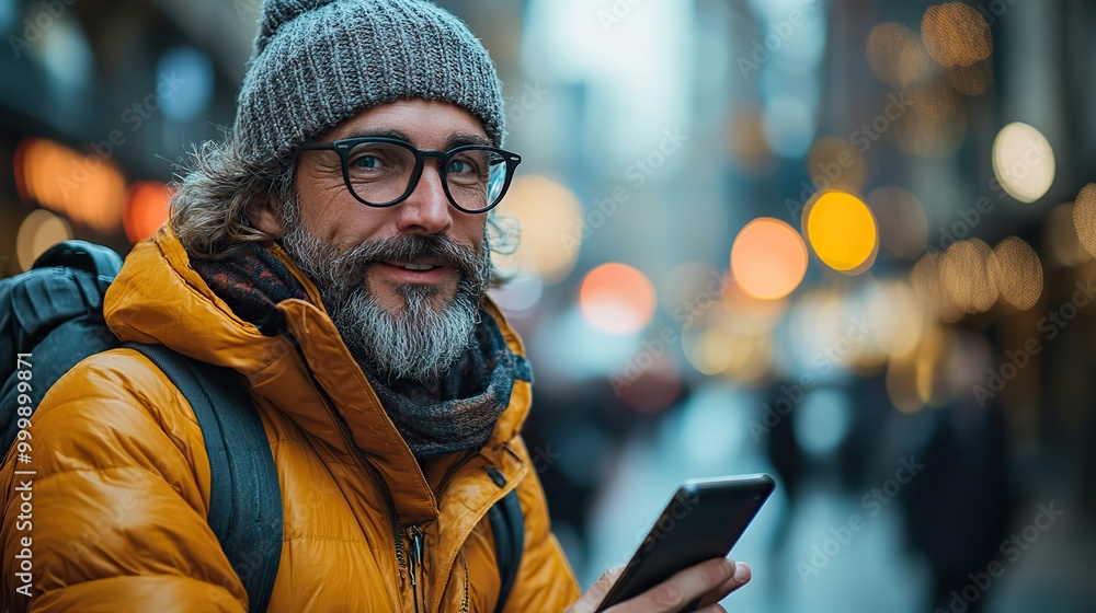 hipster businessman commuter with bicycle and smartphone on the way to work in city hipster businessman commuter with bicycle and smartphone on the way to work in city