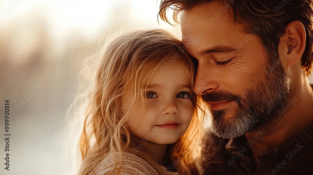 illustration of father with his little daughter on white background concept of father day fathers love relationships between dad and child created with generative ai technology illustration of father with his little daughter on white background concept of father day fathers love relationships between dad and child created with generative ai technology