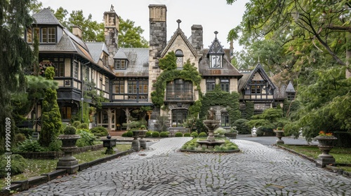 A Picturesque Stone Manor