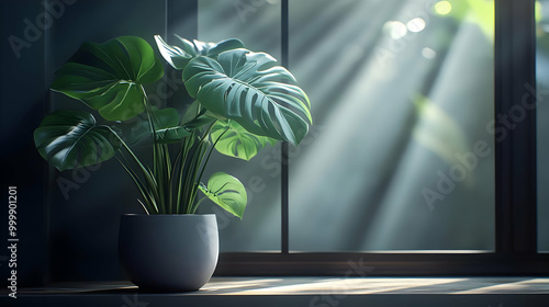 Indoor Plant in Sunlight by...