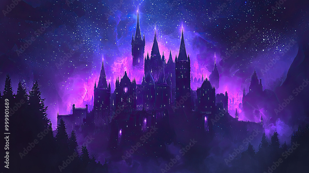 Fototapeta premium Vector fantasy background