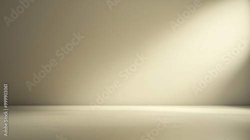 Bright Empty White Studio Background for Product Display and Photography