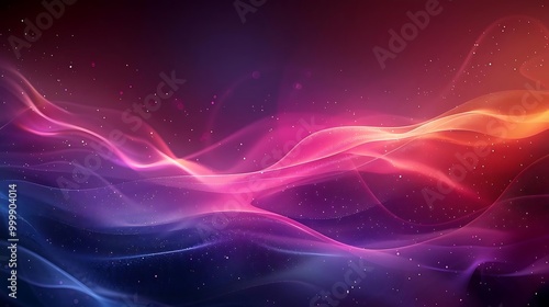 A vibrant abstract wave design with flowing colors and soft gradients.