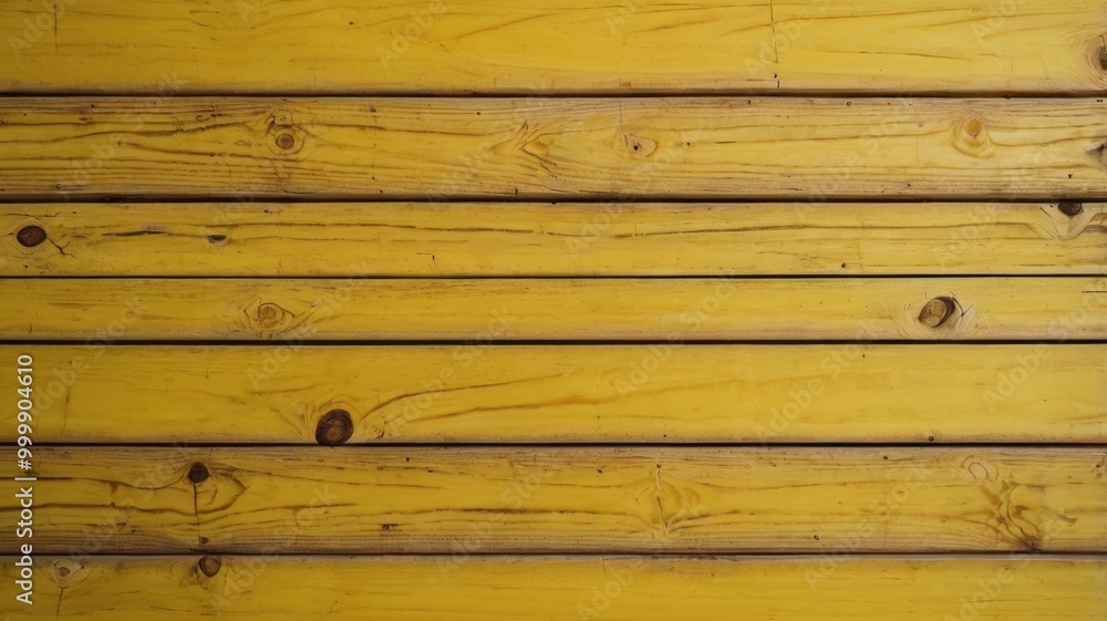 Fototapeta premium Yellow Wooden Texture Background Featuring Detailed Grain Pattern