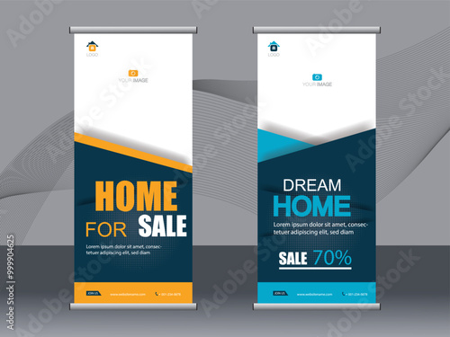 Business banner roll up set,standee banner template.