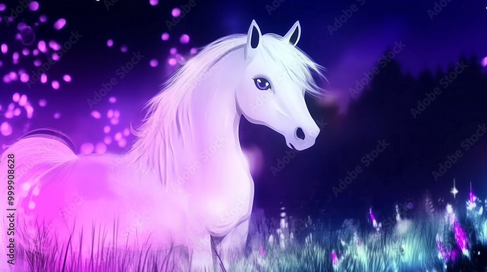 girly white horse on the meadow spirit animal girly white horse on the meadow spirit animal