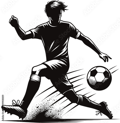 football player silhouette
