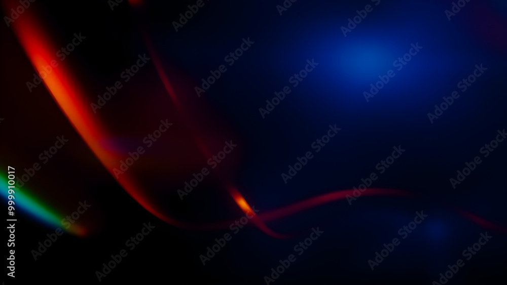 Red and blue abstract light streaks on dark background, Generative AI Red and blue abstract light streaks on dark background, Generative AI
