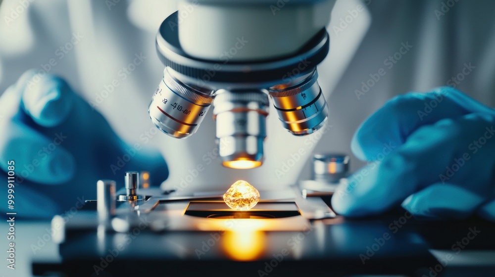 Microscopic Scientific Examination in Medical or Research Laboratory Setting Microscopic Scientific Examination in Medical or Research Laboratory Setting