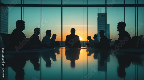 Leadership, business people in conference room for discussion, growth or development. Planning, teamwork or office employees in meeting for negotiation, acquisition or b2b deal