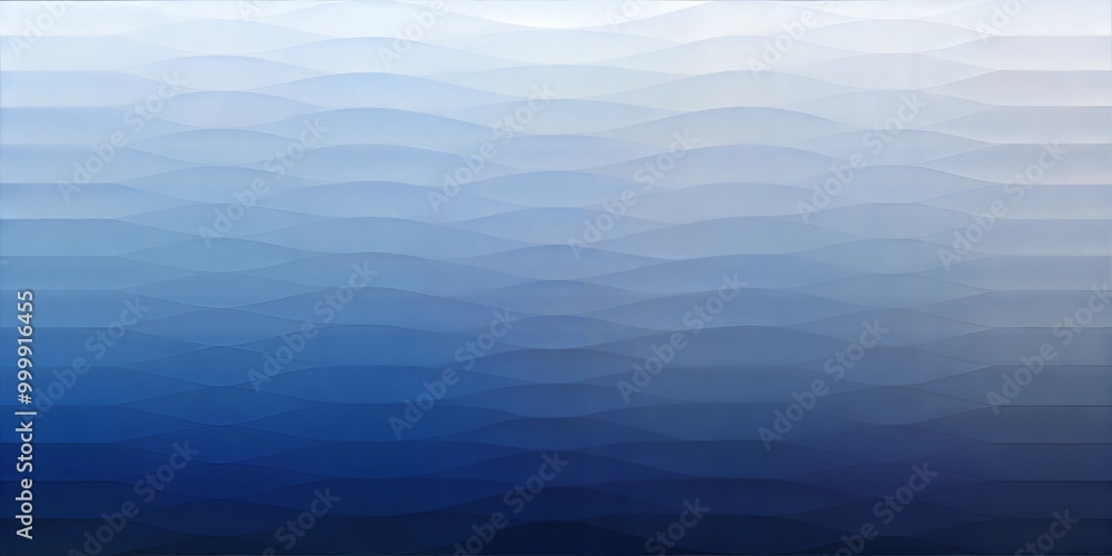 Obraz premium Wavy soft blue abstract pattern