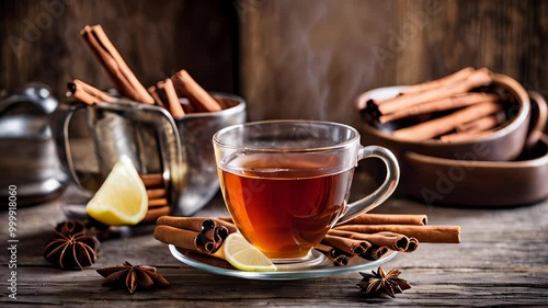  Warm up with a cozy cup of cloveinfused tea photo