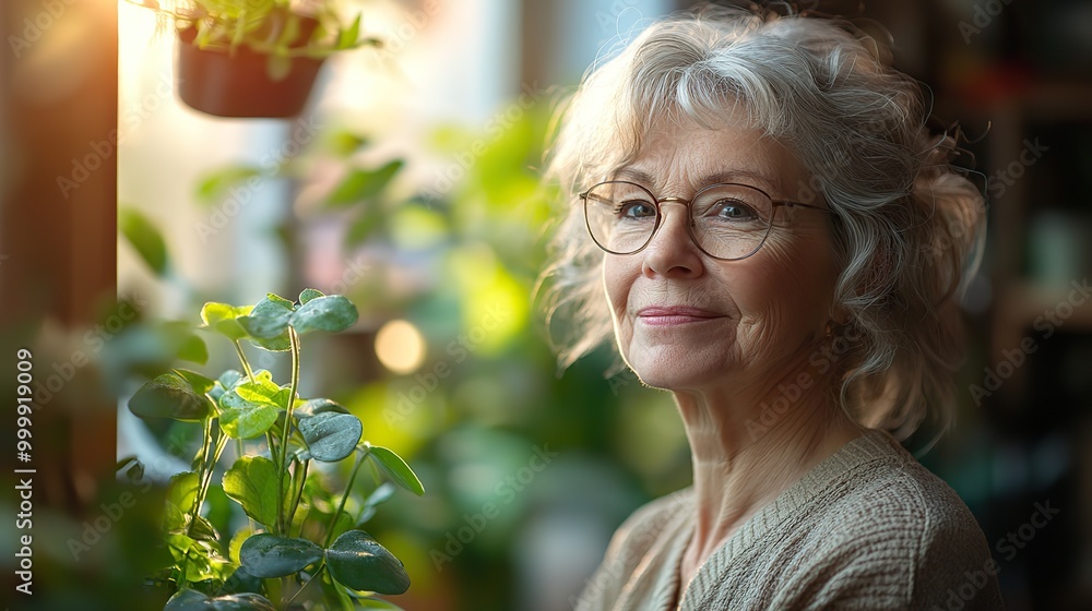 portrait of senior woman cleaning windows indoors at home portrait of senior woman cleaning windows indoors at home
