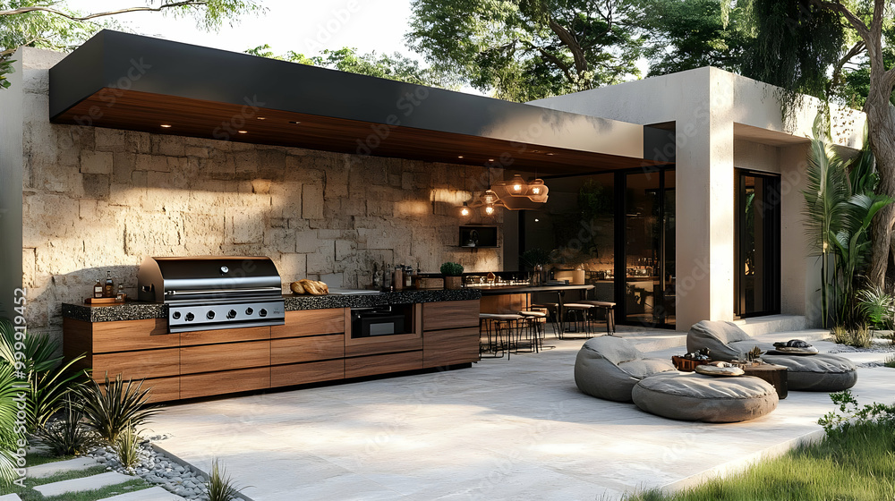 Outdoor Kitchen Design Ideas with Modern Grill and Patio Outdoor Kitchen Design Ideas with Modern Grill and Patio