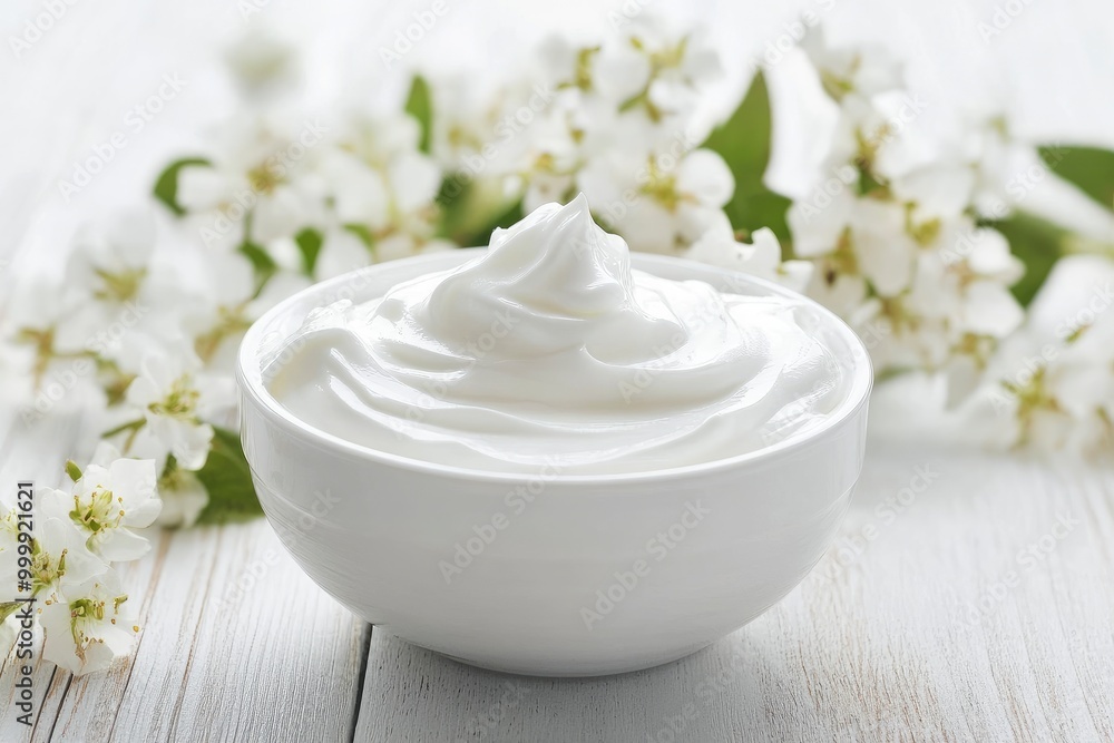 Face cream cream white skin care products - generative ai Face cream cream white skin care products - generative ai