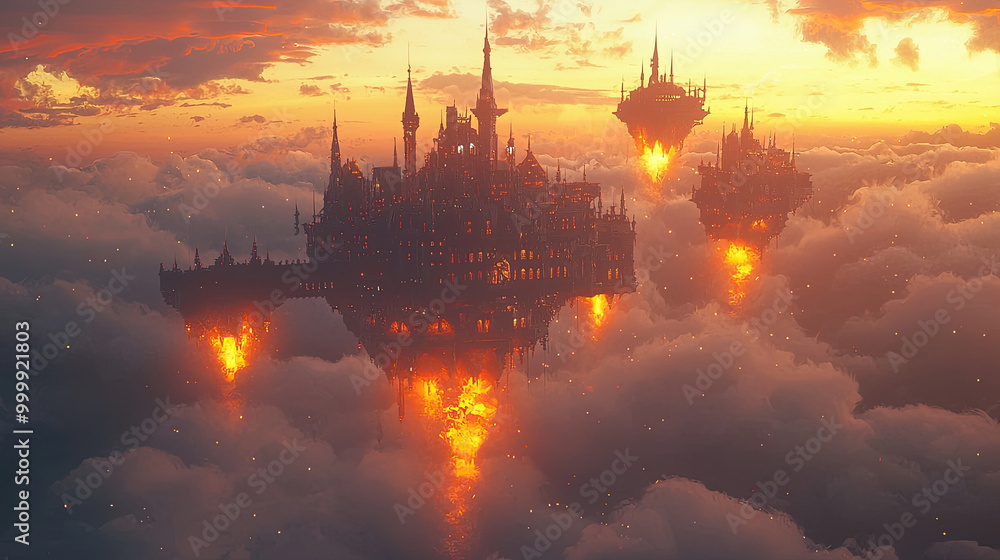 Vector fantasy background Vector fantasy background