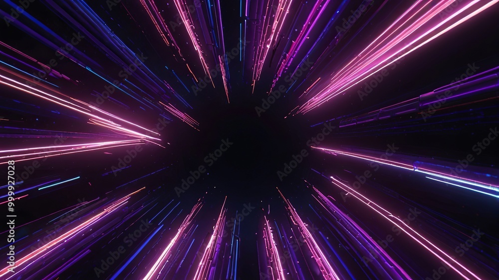 Naklejka premium abstract purple explosion