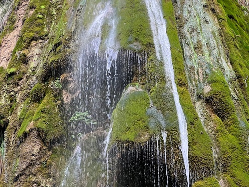 The Malenšček waterfall, Vrsno (Kobarid, Slovenia) - Malenscek-Wasserfall oder Malenscekfall, Vrsno (Kobarid, Slowenien) - Slap Malenšček, Vrsno (Kobarid, Slovenija) photo