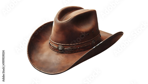 cowboy hat on an isolated background 