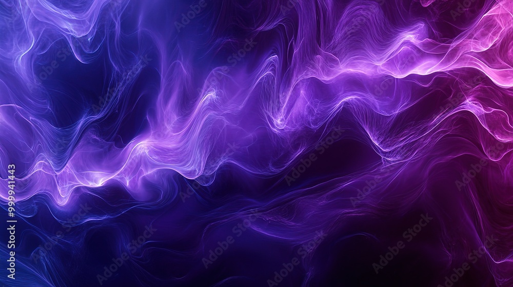 Abstract Purple and Blue Flowing Waves Background Abstract Purple and Blue Flowing Waves Background