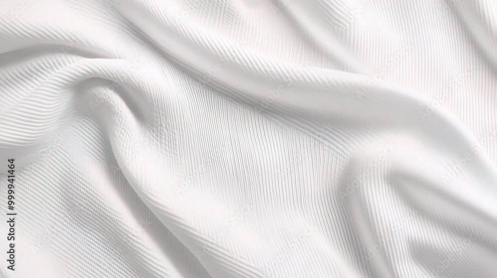 Fototapeta premium Soft White Fabric Texture for Background Use
