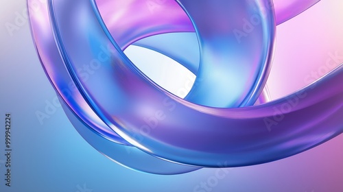 Liquid matte abstract wave. 3d rendering illustratiuon.