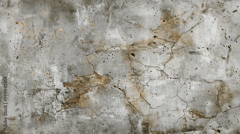 Obraz premium Cracked Concrete Wall Texture