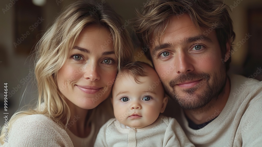 young parents with newborn baby and small toddler son at home young parents with newborn baby and small toddler son at home