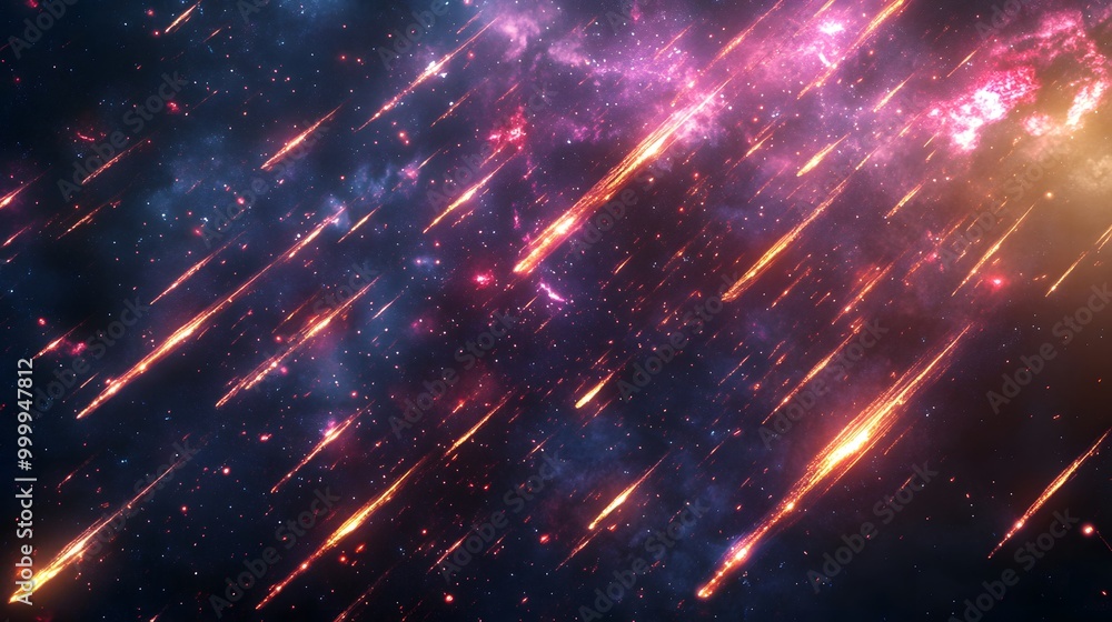 Neon Meteor Shower Illuminating the Night Sky with Bioluminescent Glows Neon Meteor Shower Illuminating the Night Sky with Bioluminescent Glows