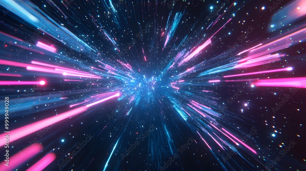 Luminous Meteor Pathway