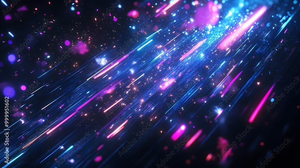 Obraz premium Bioluminescent Sky Storm