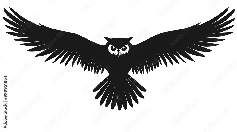 Obraz premium Owl Logos PNG, Generative AI