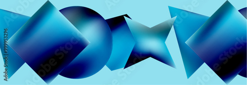 Fluid color geometric shapes abstract background. Vector Illustration For Wallpaper, Banner, Background, Card, Book Illustration, landing page