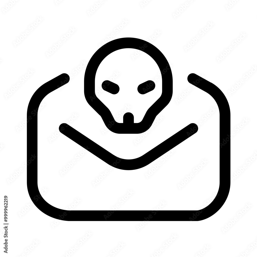 cyber mail icon with line style cyber mail icon with line style