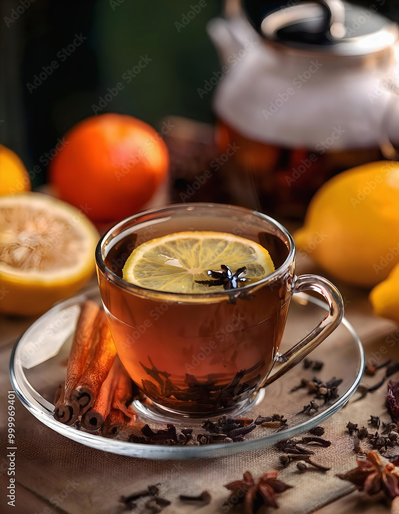 Homemade Cinnamon Orange Tea with Cloves and Anise Star Homemade Cinnamon Orange Tea with Cloves and Anise Star