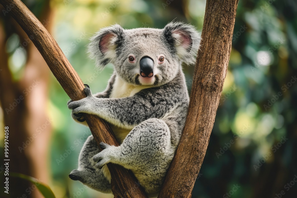 Obraz premium cute australia koala wildlife animal .generative ai