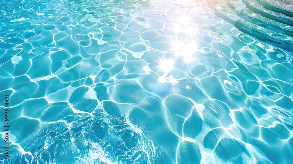 Obraz premium Sparkling Pool Water