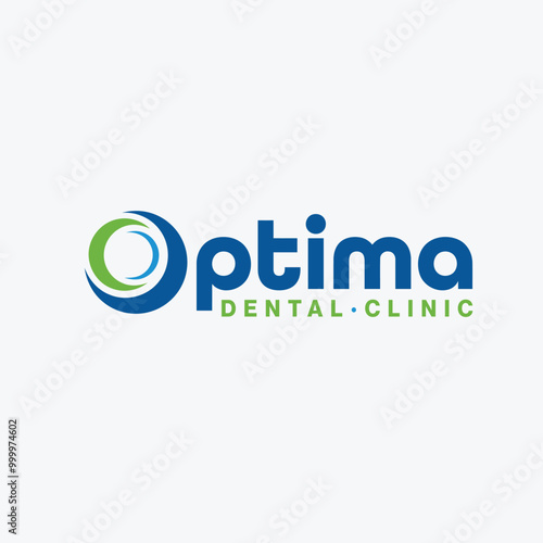 Optimal O Letter Logo Dental Logotype