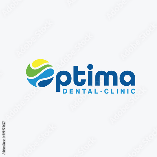 Optimal O Letter Logo Dental Logotype