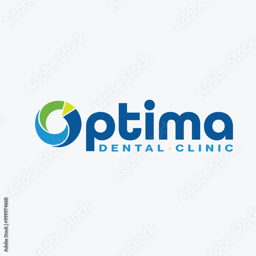 Optimal O Letter Logo Dental Logotype