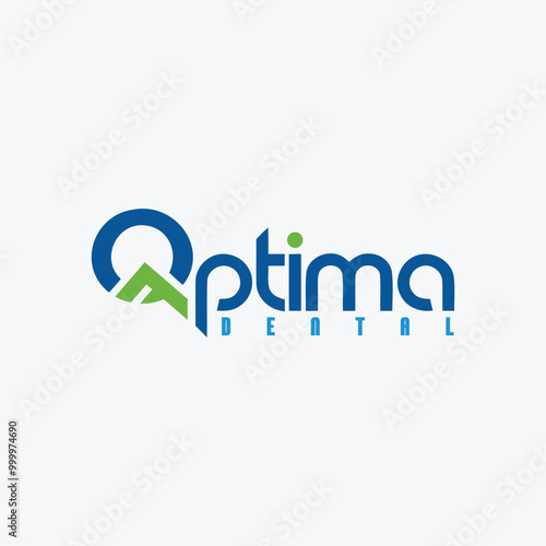 Optimal O Letter Logo Dental Logotype