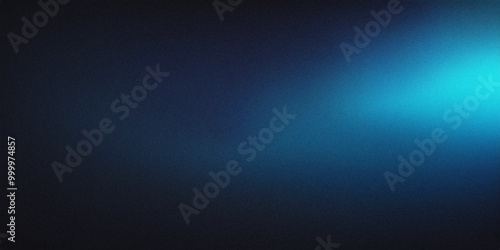 Dark Blue Smooth Gradient Background With Grainy Texture