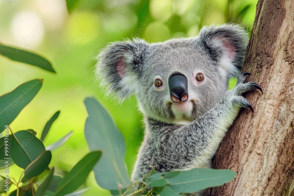 cute australia koala wildlife animal .generative ai cute australia koala wildlife animal .generative ai