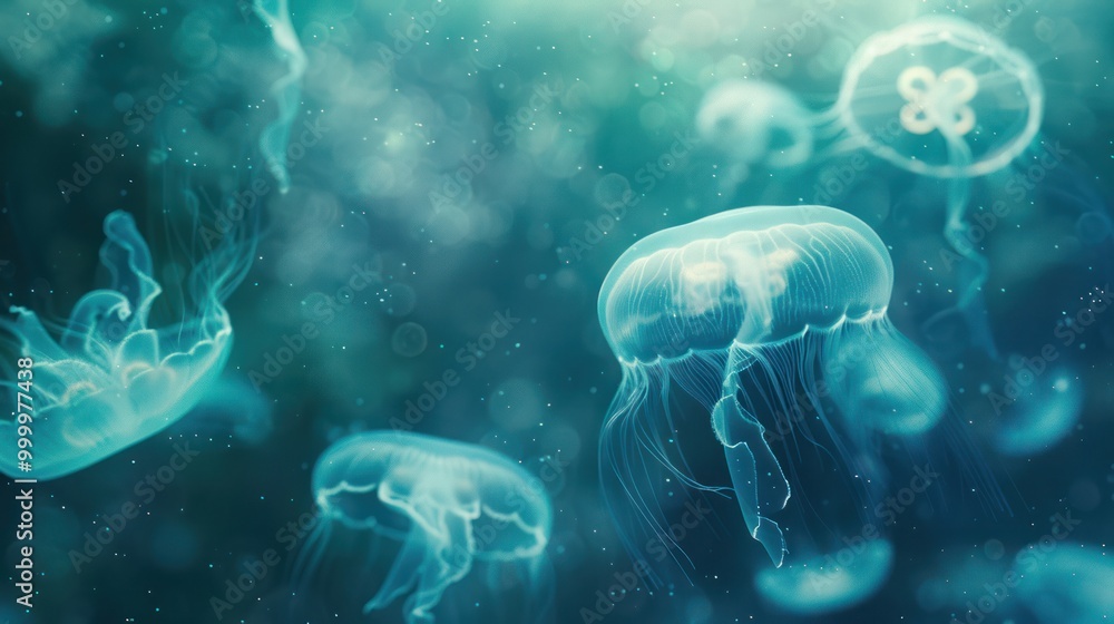 Jellyfish Underwater Jellyfish Underwater
