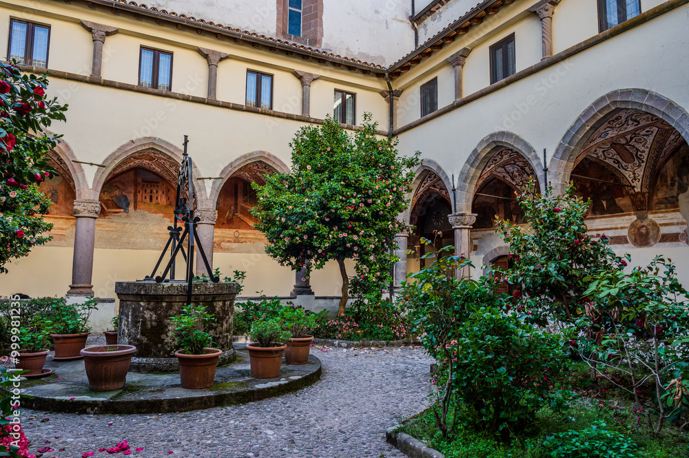 Obraz premium Roccamonfina, Campania. Sanctuary of the Madonna dei Lattani.