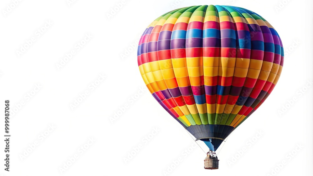 Fototapeta premium Hot air balloon floating in the sky