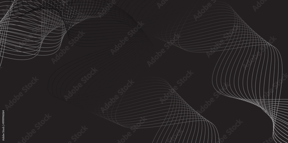 Dark deep black dynamic abstract wave line vector background with diagonal lines, black and white, Artistic geometric line with colorful gradient background. perspectives of geometric abstraction. Dark deep black dynamic abstract wave line vector background with diagonal lines, black and white, Artistic geometric line with colorful gradient background. perspectives of geometric abstraction.