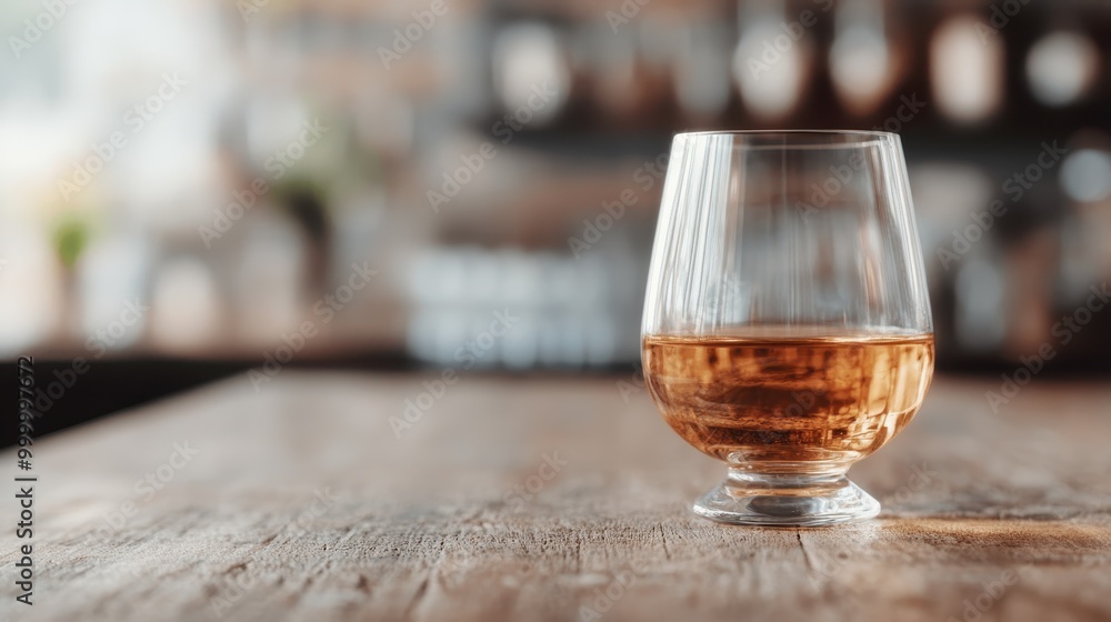 A stylish glass with amber whiskey rests on a gleaming wooden surface, creating an inviting atmosphere that embodies luxury, relaxation, and a moment of peaceful indulgence. A stylish glass with amber whiskey rests on a gleaming wooden surface, creating an inviting atmosphere that embodies luxury, relaxation, and a moment of peaceful indulgence.