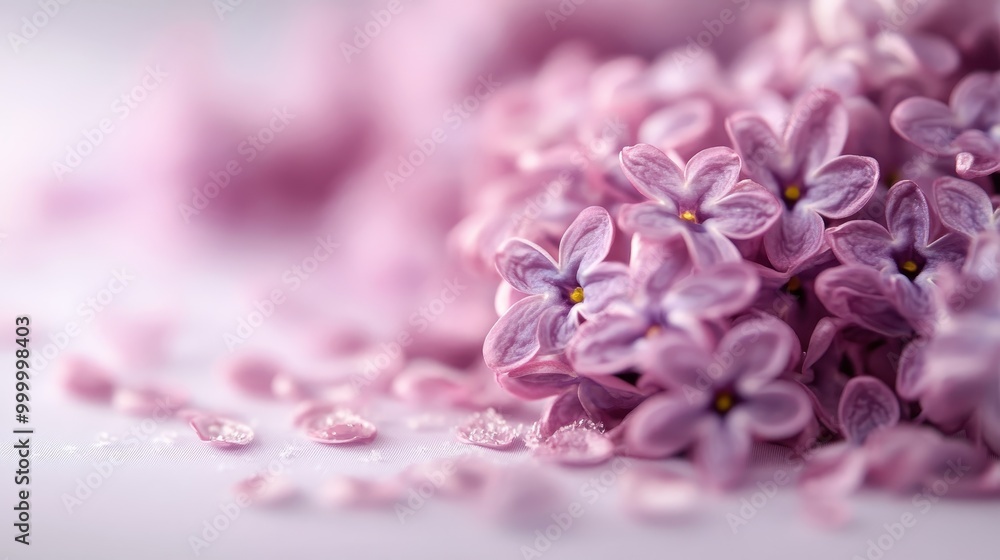 Pastel lilac petals are scattered in a delicate, dreamy style, creating a soft, romantic, and visually enchanting display that captures the essence of spring atop a clean surface. Pastel lilac petals are scattered in a delicate, dreamy style, creating a soft, romantic, and visually enchanting display that captures the essence of spring atop a clean surface.